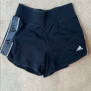 Adidas High Waisted Cotton Shorts